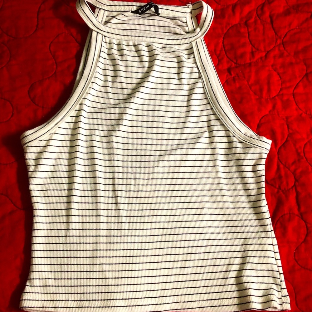 Striped Racerback Tank Top
